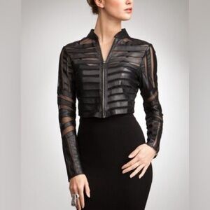BEBE leather jacket